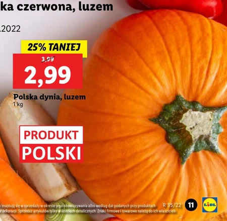 Dynia Ryneczek Lidla