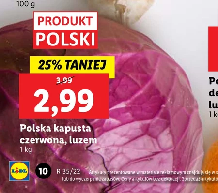 Kapusta czerwona Ryneczek Lidla