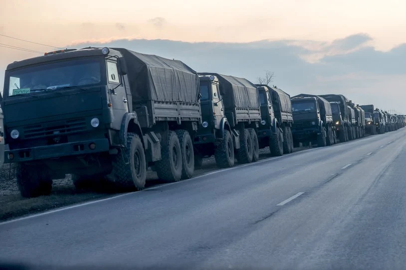 Kamazy stanowią podstawę transportu kołowego rosyjskiej armii