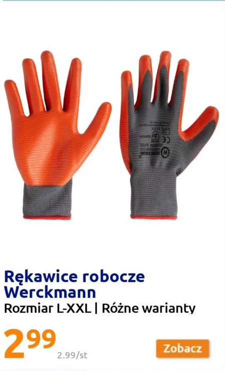 Rękawiczki robocze Werckmann