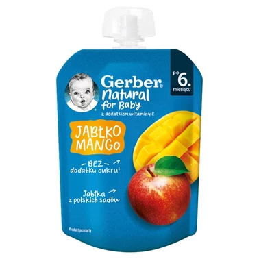 Gerber Jabłko mango po 6. miesiącu 80 g - 0