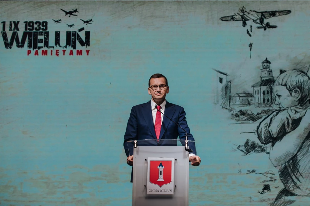 Premier Mateusz Morawiecki podczas 83. rocznicy wybuchu II wojny światowej