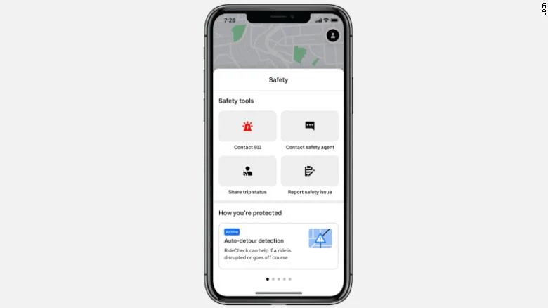 Nowy pakiet bezpieczeństwa Uber'a jest na razie testowany w USA