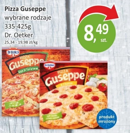 Dr. Oetker Guseppe Pizza 4 sery z pikantnym sosem pomidorowym 380 g