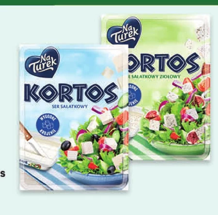 NaTurek Kortos Ser sałatkowy ziołowy 160 g