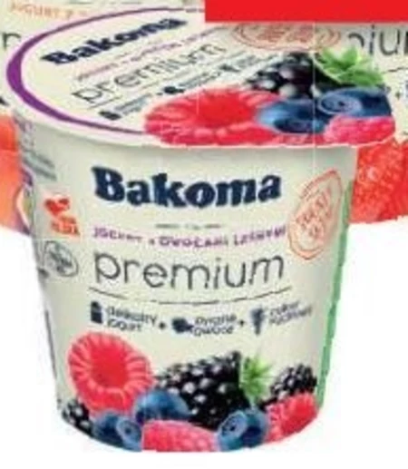 Bakoma Premium Jogurt z owocami leśnymi 140 g