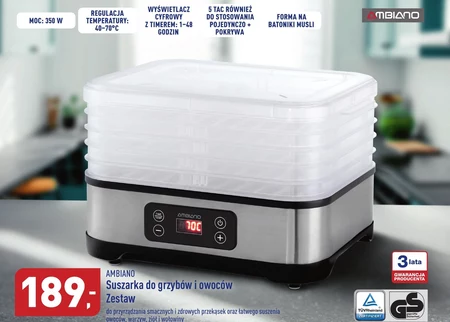 Suszarka do grzybów Ambiano