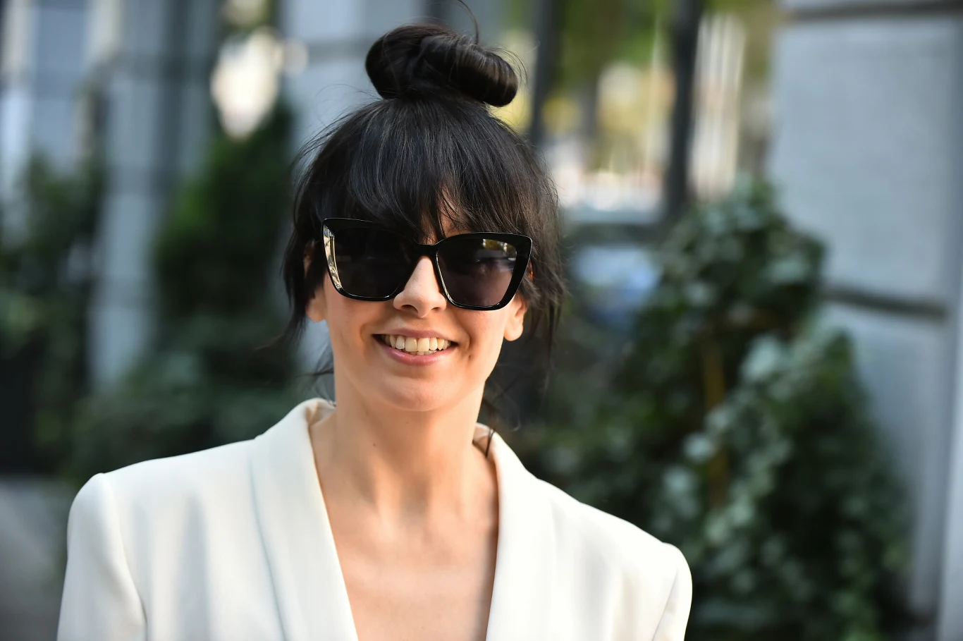 Tatiana Okupnik w Warszawie, 27 sierpnia 2022 roku. Tatiana Okupnik w Warszawie, 27 sierpnia 2022 roku.