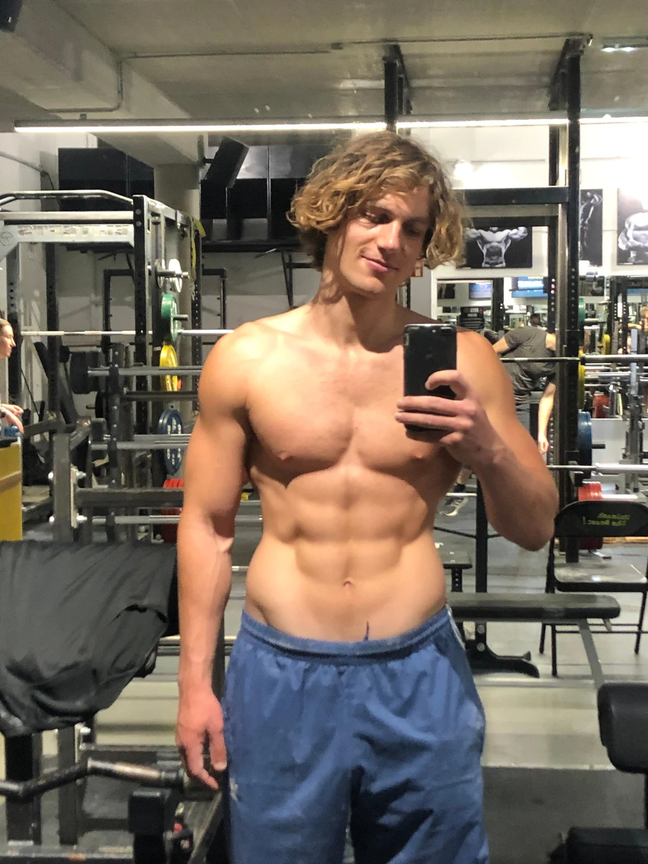 Martin Rybczyński na siłowni