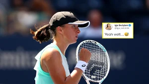 Iga Świątek musiała liczyć na drobne wsparcie Darii Abramowicz. Ta stanęła na wysokości zadania