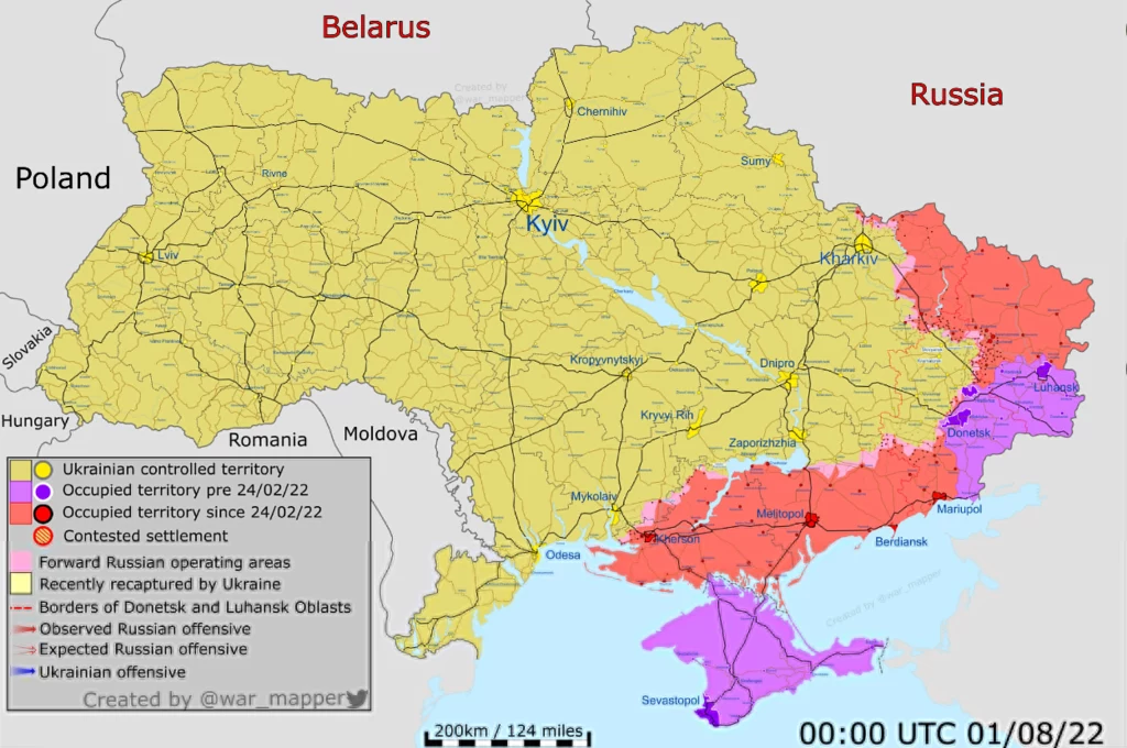 Mapa przedstawiająca powiększony obszar Mapa przedstawiająca powiększony obszar