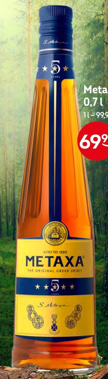 Metaxa Honey Shot Napój spirytusowy 700 ml