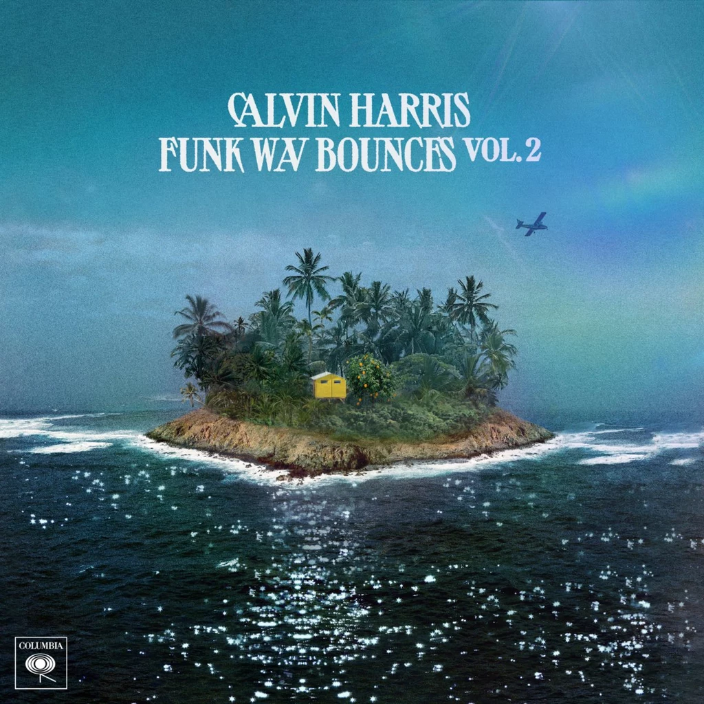 Okładka albumu Calvina Harrisa "Funk Wav Bounces, vol. 2"