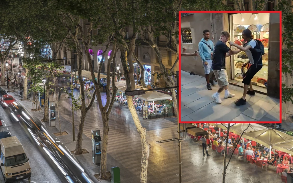 Całe zdarzenie miało miejsce nieopodal słynnej La Rambla w Barcelonie / Twitter: @SocialDrive_es Całe zdarzenie miało miejsce nieopodal słynnej La Rambla w Barcelonie / Twitter: @SocialDrive_es