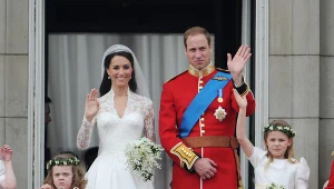 Kate Middleton i książę William w dniu ślubu