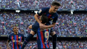 Robert Lewandowski i Gavi 