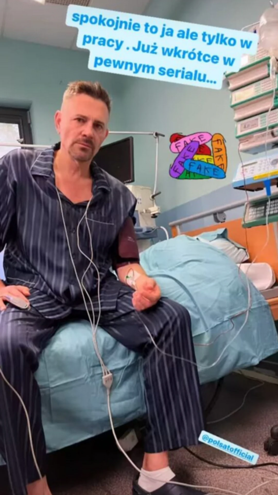 Krzysztof Ibisz na planie serialu @krzysztof_ibisz_official/