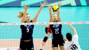 Polskie siatkarki znów nie dały szans rywalkom. Potknięcie tylko na koniec