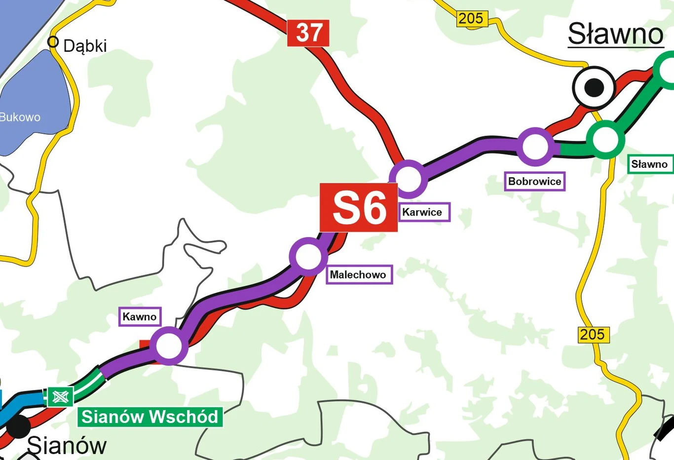Kto wybuduje drogę S6 pod Koszalinem? Kto wybuduje drogę S6 pod Koszalinem?