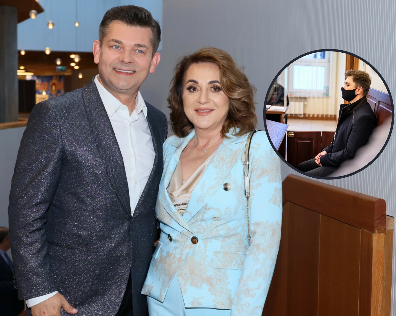 Zenon Martyniuk z żoną, Danutą Martyniuk Zenon Martyniuk z żoną, Danutą Martyniuk