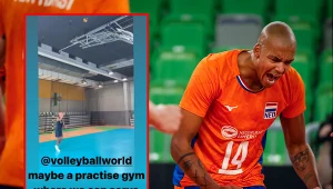 Gwiazda mistrzostw świata narzeka na warunki. Nie może wykonać zagrywki