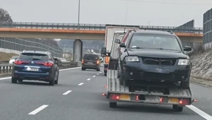 Auto popsute na drodze ekspresowej? Trzeba je zabrać, bo może... zniknąć