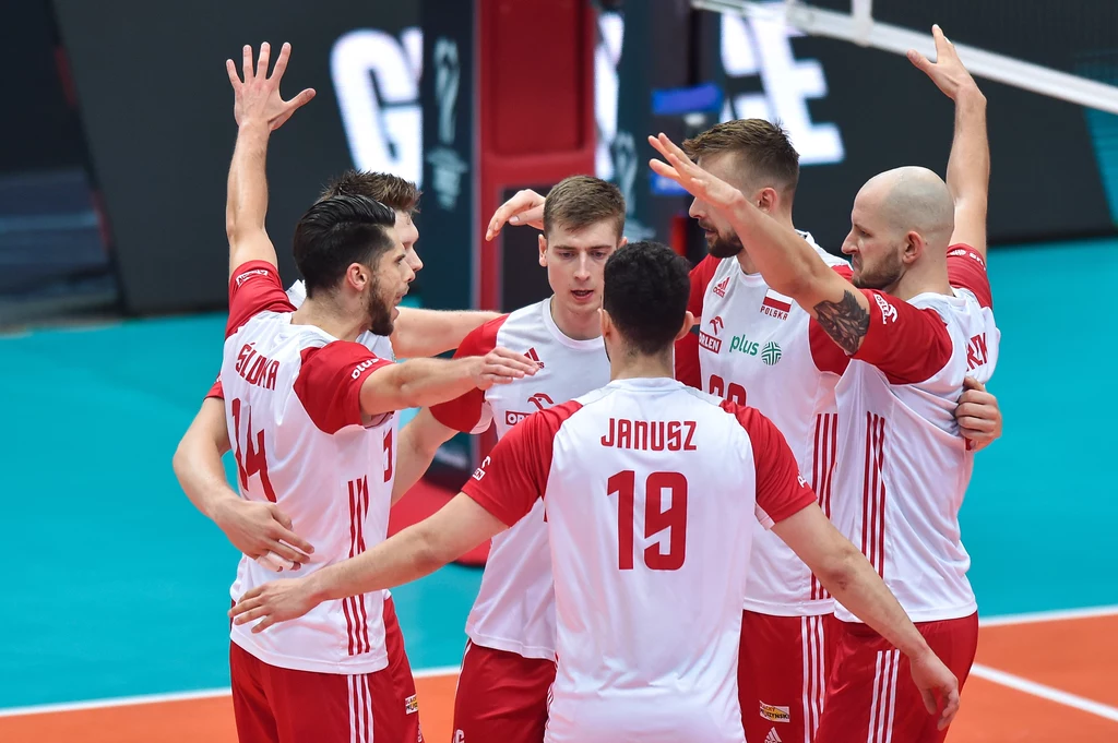 2022.09.04 Gliwice siatkowka Mistrzostwa Swiata Mezczyzn 2022 Polska - Tunezja N/z Jakub Kochanowski, Aleksander Sliwka, Kamil Semeniuk, Mateusz Bieniek, Bartosz Kurek, Marcin Janusz Foto Lukasz Laskowski / PressFocus 2022.09.04 Gliwice siatkowka Mistrzostwa Swiata Mezczyzn 2022 Polska - Tunezja N/z Jakub Kochanowski, Aleksander Sliwka, Kamil Semeniuk, Mateusz Bieniek, Bartosz Kurek, Marcin Janusz Foto Lukasz Laskowski / PressFocus