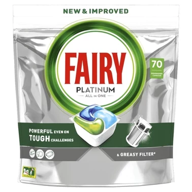 Fairy Platinum Regular Tabletki do zmywarki All In One, 70 tabletek - 1