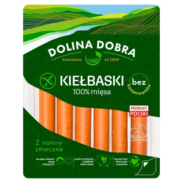 Dolina Dobra Kiełbaski 100 % mięsa 250 g - 0