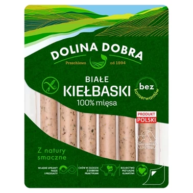 Dolina Dobra Białe kiełbaski śniadaniowe 100 % mięsa 250 g - 0