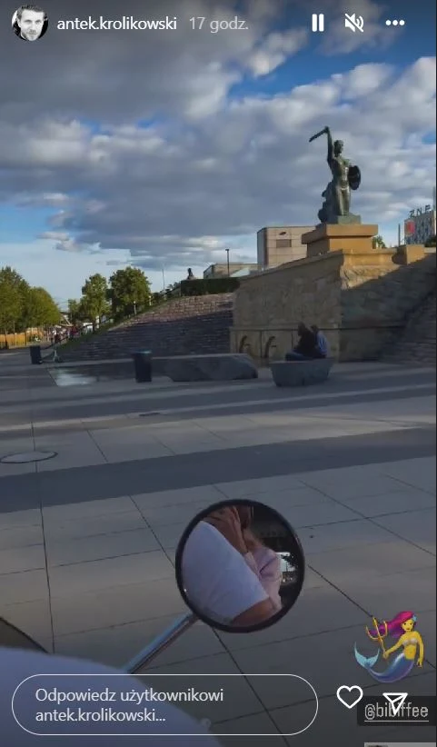 Antoni Królikowski podczas randki z Izabelą Antoni Królikowski podczas randki z Izabelą