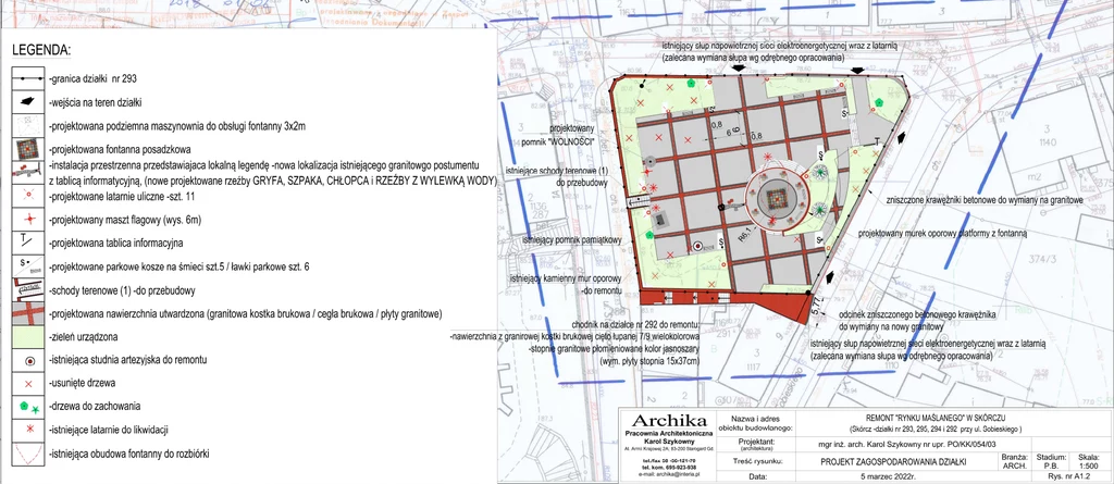 Plan rewitalizacji Rynku Maślanego w Skórczu Plan rewitalizacji Rynku Maślanego w Skórczu