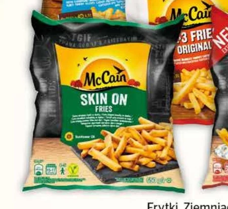 McCain Skin On Fries Ekstra chrupiące frytki ze skórką 650 g