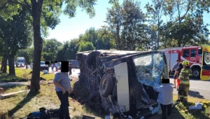 W wypadku autobusu poszkodowanych zostało kilkadziesiąt osób