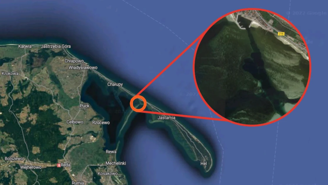 Nad Zatoką Pucką powstało kilka niewielkich wysepek Nad Zatoką Pucką powstało kilka niewielkich wysepek