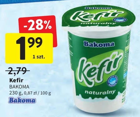 Bakoma Kefir naturalny 230 g 