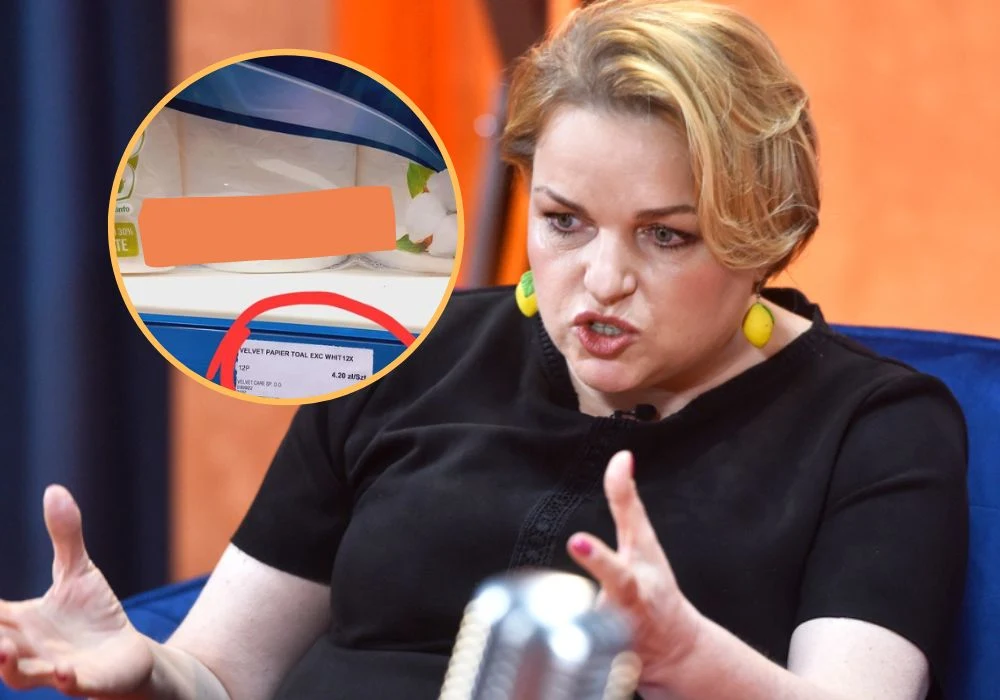 Katarzyna Bosacka pokazała kosmiczną cenę papieru toaletowego Katarzyna Bosacka pokazała kosmiczną cenę papieru toaletowego