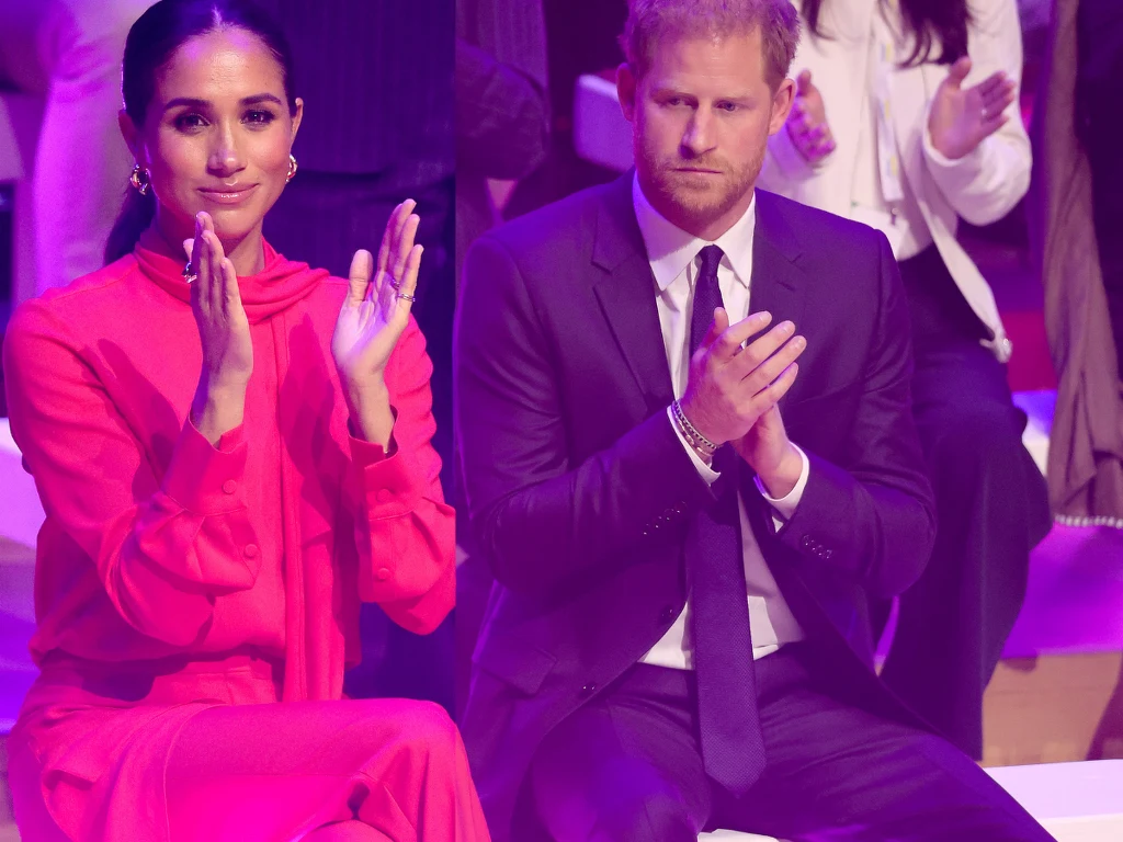 Harry i Meghan przylecieli do Wielkiej Brytanii. Aktorka przyćmiła innych