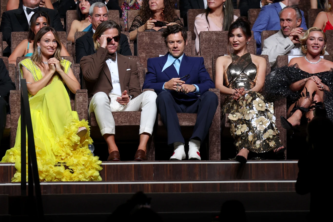 Olivia Wilde, Chris Pine, Harry Styles, Gemma Chan i Florence Pugh na premierze filmu 