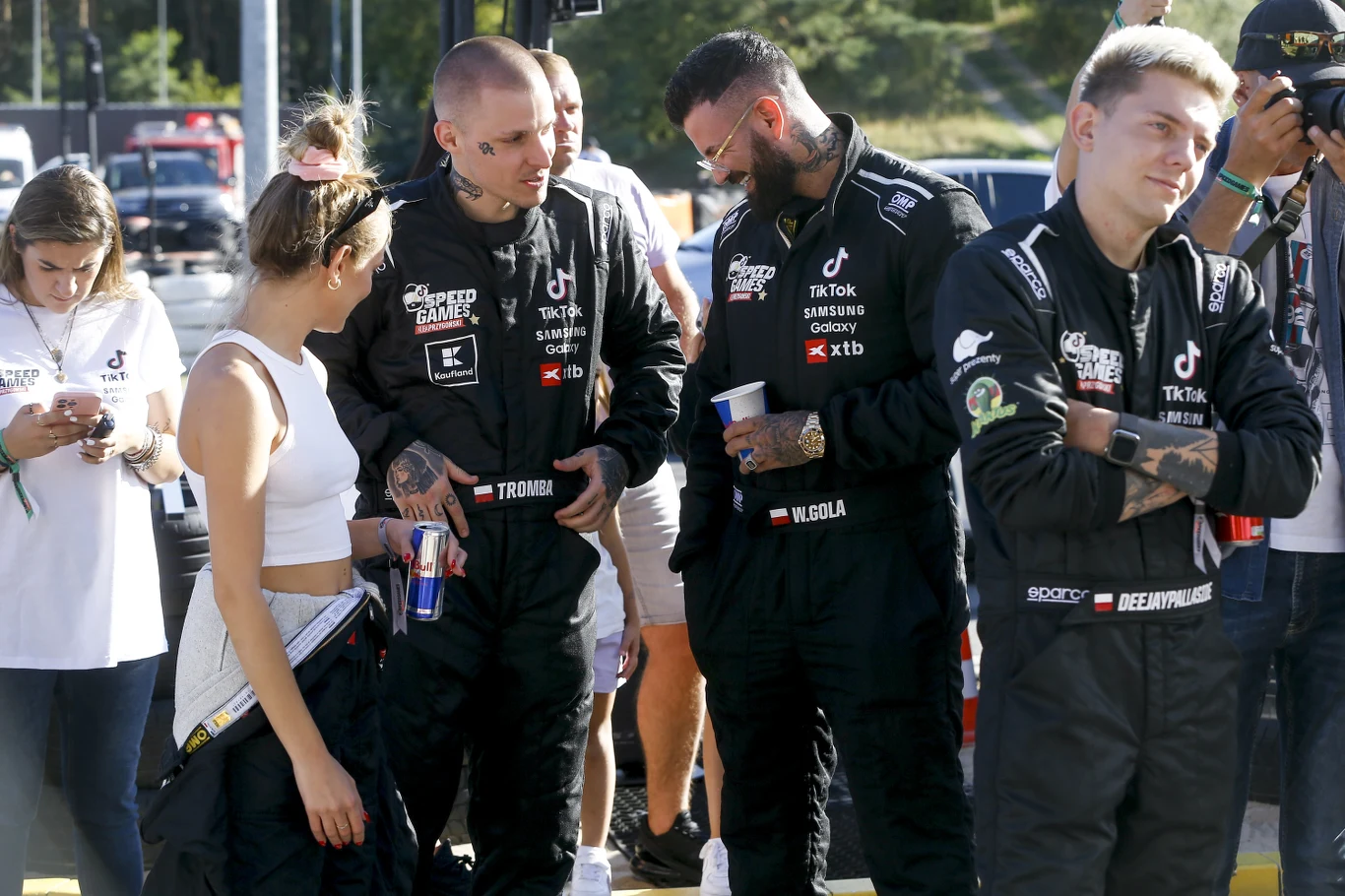 Wiktoria Gąsiewska i Wojtek Gola podczas Speed Games Wiktoria Gąsiewska i Wojtek Gola podczas Speed Games