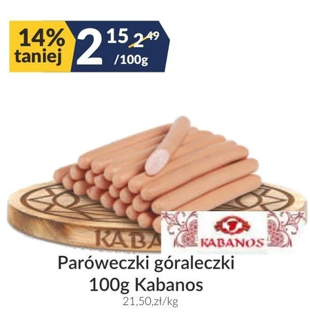 Parówki Kabanos