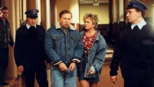 Jerzy Stuhr i Katarzyna Figura w filmie "Historie miłosne"