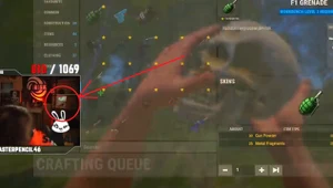 Fragment transmisji prowadzonej w serwisie Twitch @iRiskpvp