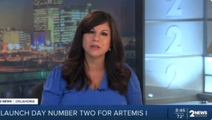 Dziennikarka doznała udaru na wizji (2news Oklahoma)