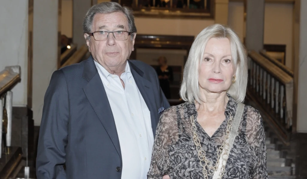 Janusz Gajos z żoną Elżbietą