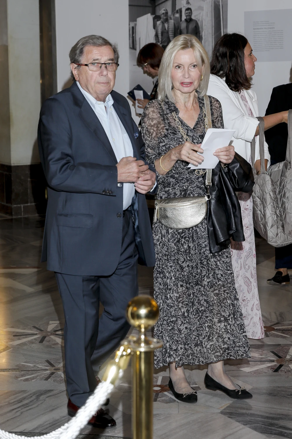 Janusz Gajos z żoną Elżbietą