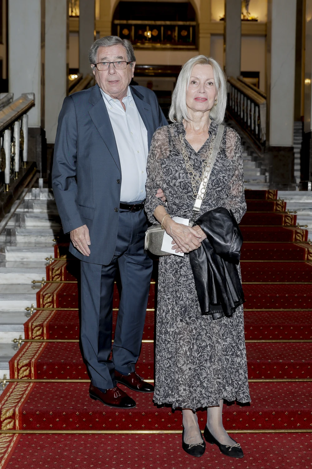 Janusz Gajos z żoną Elżbietą