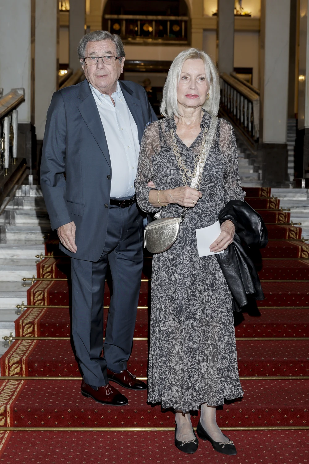 Janusz Gajos z żoną Elżbietą