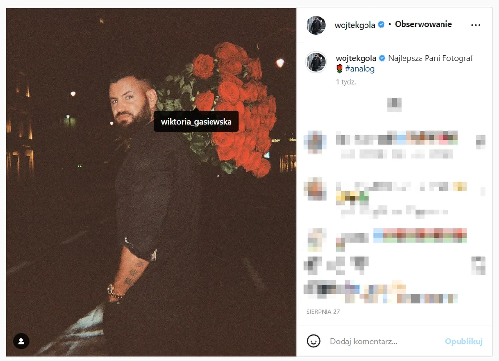 Wojtek Gola Instagram