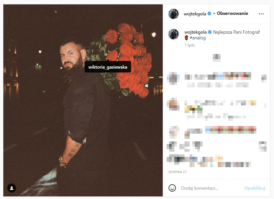 Wojtek Gola Instagram